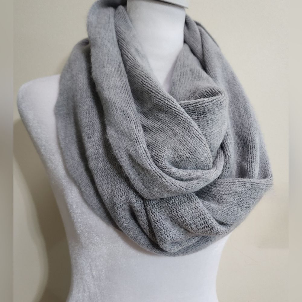 Super Soft Gray Calvin Klein Infinity Scarf